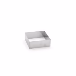 de Buyer 3906.12, Moule à gâteau, Carré, Acier inoxydable, Acier inoxydable, 120 mm, 120 mm