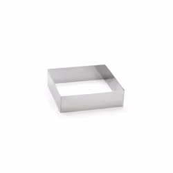 de Buyer 3906.16, Moule à gâteau, Carré, Acier inoxydable, Acier inoxydable, 160 mm, 160 mm