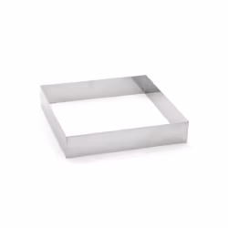 de Buyer 3906.24, Moule à gâteau, Carré, Acier inoxydable, Acier inoxydable, 240 mm, 240 mm
