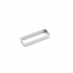 de Buyer 3943.11, Moule à tarte, Rectangulaire, Acier inoxydable, Acier inoxydable, 40 mm, 115 mm