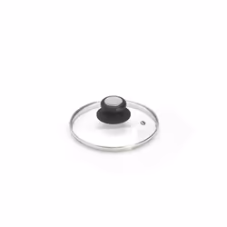 de Buyer 4112.16, Rond, Transparent, Verre, Noir, Acier inoxydable, 16 cm