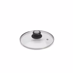 de Buyer 4112.20, Rond, Transparent, Verre, Noir, Acier inoxydable, 20 cm