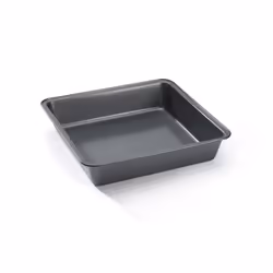 de Buyer 4700.22, Moule à gâteau, Carré, Noir, Acier, 225 mm, 225 mm