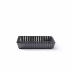 de Buyer 4709.18, Moule à tarte, Carré, Noir, Acier, 180 mm, 180 mm