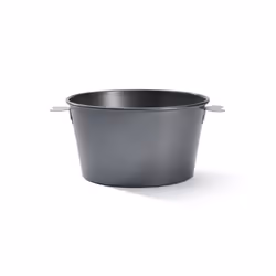 de Buyer 4719.18, Moule à charlotte, Rond, 220 °C, Noir, Acier, 18 cm