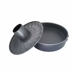 de Buyer 4766.26, Moule à savarin, Rond, 220 °C, Noir, Fer, 26 cm