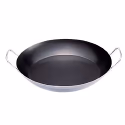 de Buyer La Lyonnaise, Bleu, Acier, Gaz, Halogène, Plaque étanche, 34 cm, 420 mm, 50 mm
