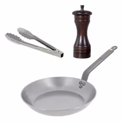 De buyer - box poêle 26 cm + moulin poivre + pince - 5610.03