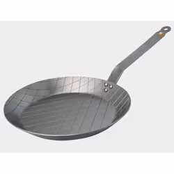 de Buyer 5616.28, Rond, Poêle grill, Acier inoxydable, 28 cm, 1,63 kg