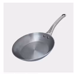 de Buyer STEEL FRY, Rond, Poêle polyvalente, Acier inoxydable, Acier inoxydable, 28 cm, 2,17 kg