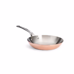 de Buyer 6224.24, Rond, Poêle polyvalente, Cuivre, Acier inoxydable, Sans revêtement, Cuivre, Acier inoxydable, Vitrocéramiqu ...