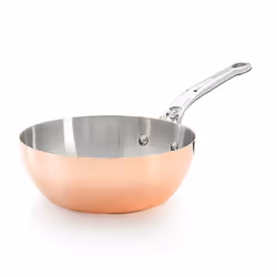 de Buyer Prima Matera, Rond, Sauteuse, Cuivre, Acier inoxydable, Cuivre, Acier inoxydable, 3,12 L