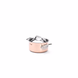 de Buyer 6242.16 casserole à sauce 1,8 L Rond Cuivre, Acier inoxydable