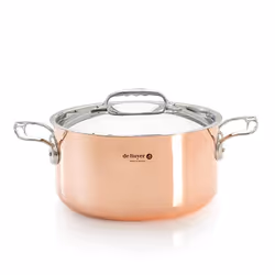 de Buyer Prima Matera, 3,3 L, Cuivre, Cuivre, Acier inoxydable, Acier inoxydable, Acier inoxydable, 20,3 cm