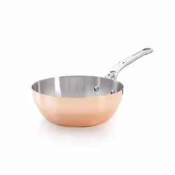 de Buyer 6436.20, Rond, Sauteuse, Cuivre, Acier inoxydable, Cuivre, 1,7 L