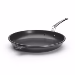 de Buyer Choc extreme, Rond, Poêle polyvalente, Noir, Aluminium, Aluminium, Vitrocéramique, Gaz, Halogène, Induction