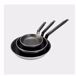 de Buyer CHOC RESTO INDUCTION 32 cm, Rond, Poêle polyvalente, Noir, Métal, 32 cm, 45 mm