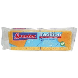 Spontex - 2 Éponges Tradition n° 4 Javel Renforcée