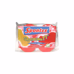 Eponge végétale gratounette x2 3088 de la marque SPONTEX Eponge végétale gratounette x2 3088