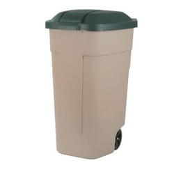 Curver 176805 110 L Rectangulaire Plastique Beige, Vert