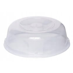 Couvre Assiette Micro-Ondes - Cloche Couvre-Plat - 27x27x8,9 cm - Transparent - Curver