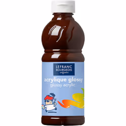 Lefranc & Bourgeois 188148, Marron, Peinture acrylique, Liquide, 500 ml, 1 pièce(s)