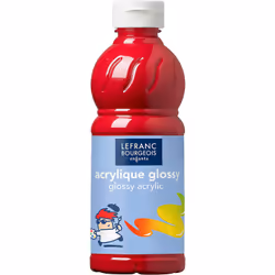 Lefranc & Bourgeois 188296, Rouge, Peinture acrylique, Liquide, 500 ml, 1 pièce(s)