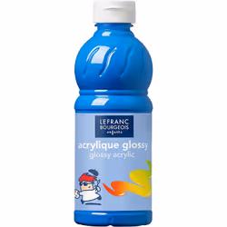 Lefranc & Bourgeois 188297, Bleu, Peinture acrylique, Liquide, 500 ml, 1 pièce(s)