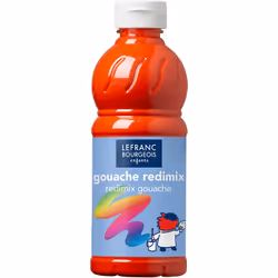 Lefranc & Bourgeois 188302, Rouge, Peinture acrylique, Liquide, 500 ml, 1 pièce(s)