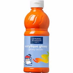 Lefranc & Bourgeois 188303, Orange, Peinture acrylique, Liquide, 500 ml, 1 pièce(s)