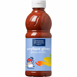 Lefranc & Bourgeois 188304, Marron, Peinture acrylique, Liquide, 500 ml, 1 pièce(s)