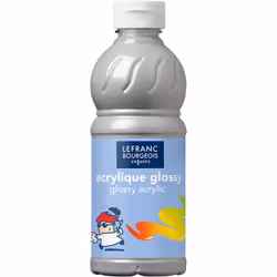 Lefranc & Bourgeois 188369, Argent, Peinture acrylique, Liquide, 500 ml, 1 pièce(s)