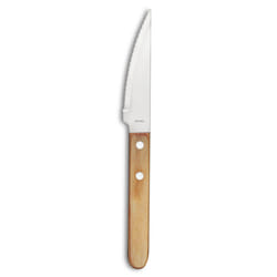 Steak Pizza Jumbo Bois - Set 6 couteaux steak Amefa