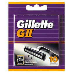 Gillette GII lame de rasoir 10 pièce(s) Hommes
