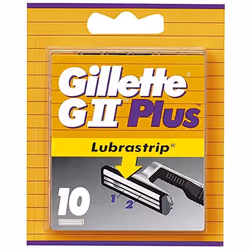 Gillette GII PLUS, Hommes, Gillette, G2 Plus, 10 pièce(s)