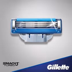Gillette Mach 3 Turbo, Hommes, Gillette, Mach 3 Turbo, 8 pièce(s)
