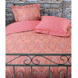 Parure de lit Valdrome Cachemire 260 x 240 cm une Housse de Couette 260 x 240 cm+ 2 taies d'oreiller 65 x 65 cm Cotton Haute ...