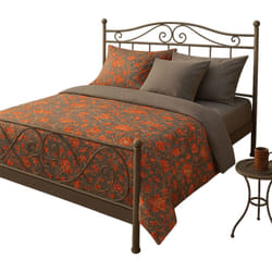 Parure de lit Anthracite Valdrome Colombe 260 x 240 cm