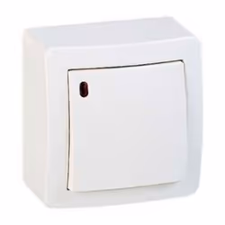 Bouton-poussoir ALRÉA 10A en saillie lumineux - SCHNEIDER ELECTRIC - SHN0262052P