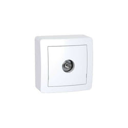 Schneider Electric - Prise tv - Blanc - Alréa - Schneider