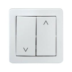 Schneider Electric - Interrupteur volets-roulants 2 boutons montée/descente - Blanc - Alréa - Schneider