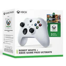 Manette MICROSOFT Robot White + 3 mois de Game pass Ultimate
