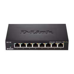 D-Link DGS-108 2 Pack, Non-géré, L2, Gigabit Ethernet (10/100/1000), Full duplex