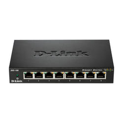 D-Link DGS-108 2 Pack Non-géré L2 Gigabit Ethernet (10/100/1000) Noir