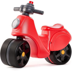 Scooter Strada - FALK - Guidon directionnel avec klaxon - Larges roues sécurisantes - Rouge - 100% Fabriqué en France - Dès 12 mois