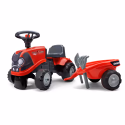 Falk Case IH Porteur Tracteur, 1 an(s), 6 roue(s), Plastique, Acier, Rouge, Noir