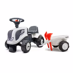 Falk Porteur Tracteur Valtra, 1 an(s), 6 roue(s), Plastique, Acier, Rouge, Noir