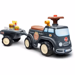 Falk Porteur Food Truck, 1 an(s), 4 roue(s), Plastique, Acier, Gris