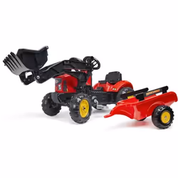 Falk Tracteur à pédales Supercharger, 2 an(s), 4 roue(s), Plastique, Acier, Rouge