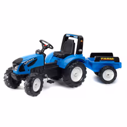 Falk Serie 7 + Trailer, 3 an(s), 6 roue(s), Noir, Bleu